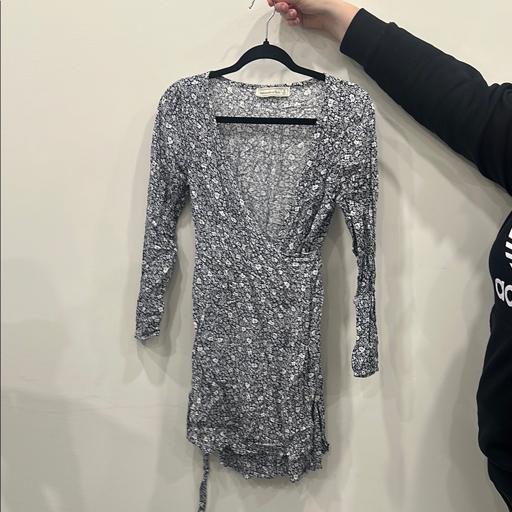 Diane von Furstenberg Black and White Floral Dress